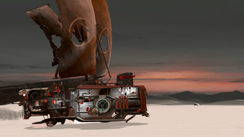 FAR: Lone Sails sunset FAR: Lone Sails sunset